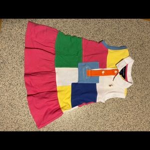 Polo Ralph Lauren Color Block Dress Sz. 12 Mos